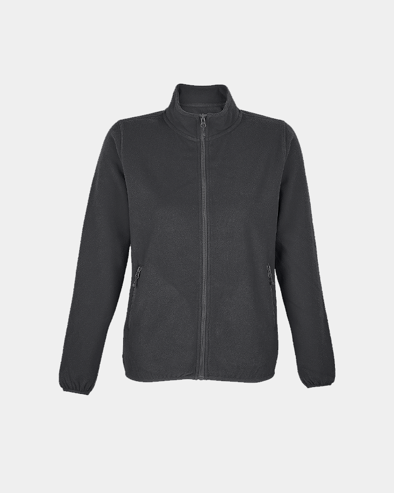 Veste micropolaire recyclée femme à personnaliser - Anthracite